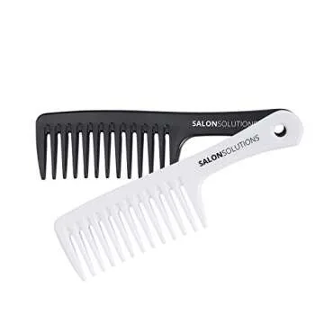 SALONSOLUTIONS Wide-Tooth Comb for Effortless Detangling