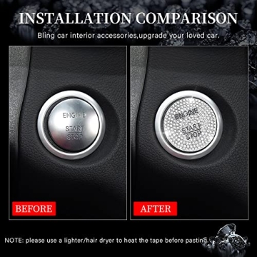 Bling Start Stop Button Cover for Mercedes-Benz Enhanced Style