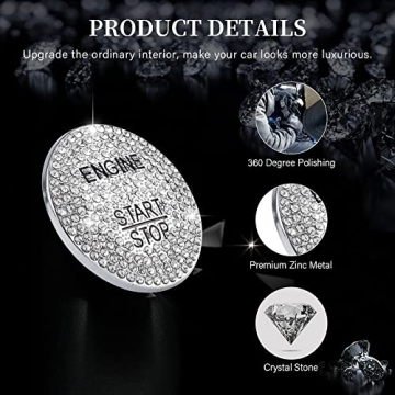 Bling Start Stop Button Cover for Mercedes-Benz Enhanced Style
