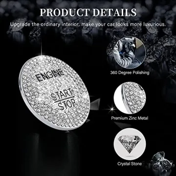 Bling Start Stop Button Cover for Mercedes-Benz Enhanced Style