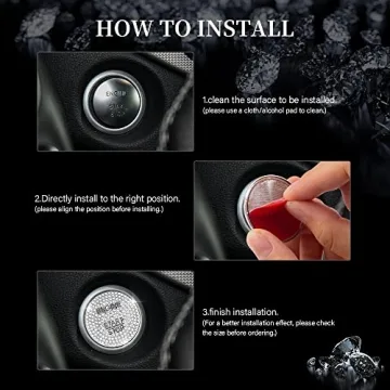 Bling Start Stop Button Cover for Mercedes-Benz Enhanced Style
