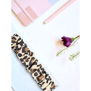 THOUSMOON Soft Scrunchie Watch Band for Apple Watch