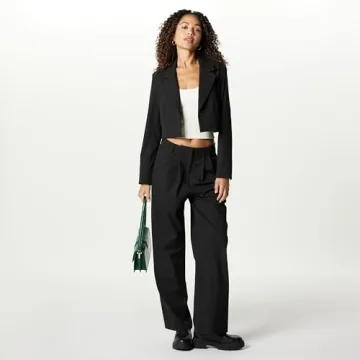 Reims Cropped Blazer by The Drop - Stylish Women's Blazer