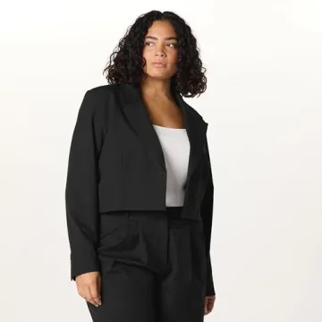 Reims Cropped Blazer by The Drop - Stylish Women's Blazer