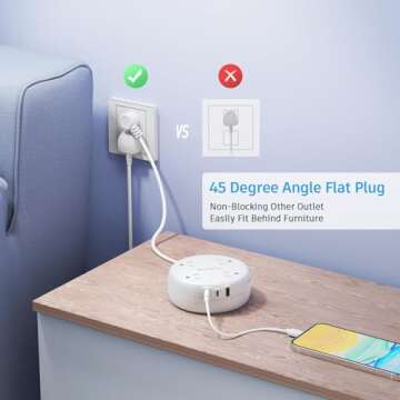 AnnTane Cruise Essentials Power Strip with USB Ports