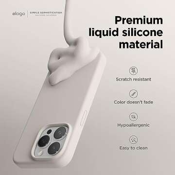 elago Liquid Silicone Case for iPhone 15 Pro Max Premium Protection