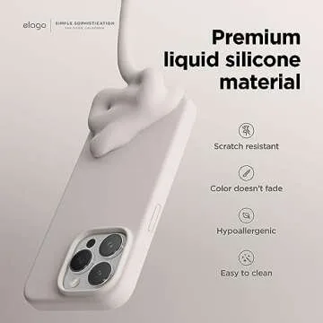 elago Liquid Silicone Case for iPhone 15 Pro Max Premium Protection