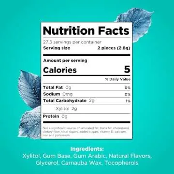 PUR Gum | Aspartame Free Chewing Gum | 100% Xylitol | Natural Wintergreen Flavored Gum, 55 Pieces (Pack of 6)