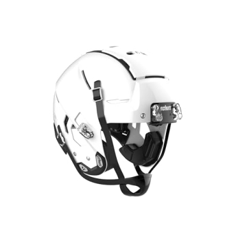 Schutt F7 LX1 Youth Football Helmet - Ultimate Safety & Comfort in White, Large