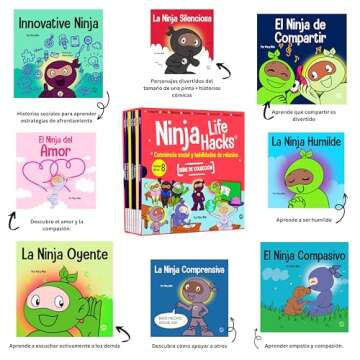 Conciencia social y habilidades de relación SERIE DE COLECCIÓN, libros 49-56: La Ninja Oyente, El ...
