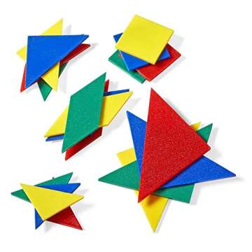 Small Plastic Tangrams - Creative Learning Set of 4