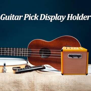 Mini Guitar Amp Pick Holder, Guitar Pick Holder Personalized, Guitar Pick Display Holder, 3D Printed...