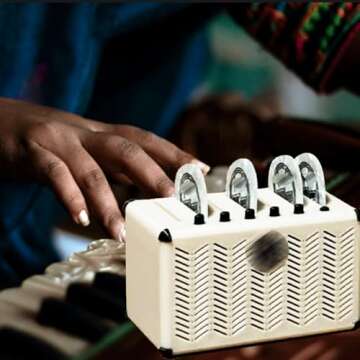 Mini Guitar Amp Pick Holder, Guitar Pick Holder Personalized, Guitar Pick Display Holder, 3D Printed Retro Guitar Amp Model Guitar Picks Holder Case, Stylish Organizer for Music Lover(for Marshall)