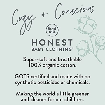 HonestBaby Organic Cotton Bodysuits for Infants 10-Pack