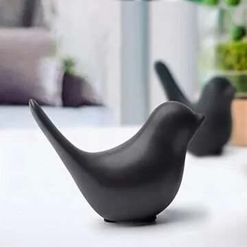 Notakia Small Birds Statues for Charming Home Decor