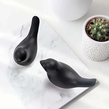 Notakia Small Birds Statues for Charming Home Decor