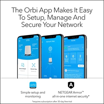 NETGEAR Orbi 5G WiFi 6 Mesh System with Satellite Coverage