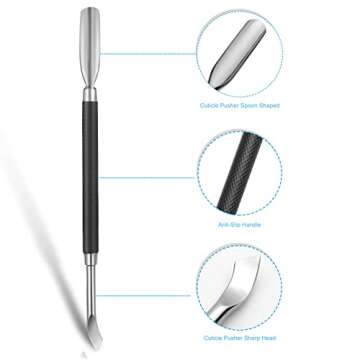 Adjustable Acrylic Nail Clipper Cutter Set, Etercycle 4 in 1 False Nail Tips Clipper, Stainless Steel Nail Trimmer for Salon Home Nail Art Beauty Design DIY