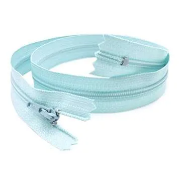 YKK 22 Inch ~ Assortment of Colors (25 Zippers) For Apparel, Bags, Sewing & Craft Projects+ Piece of Custom Zipperstop Ribbon-Made in USA