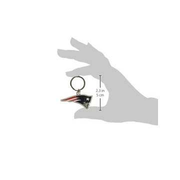 New England Patriots Chrome Key Chain for Sports Fans