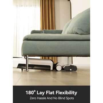 uwant Wet Dry Vacuum Cleaner - Powerful 18000Pa Suction, Smart Self-Cleaning and Dual-Sided Cleaning...