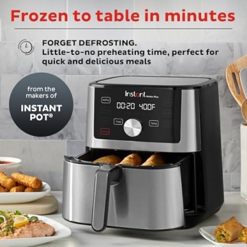 Instant Vortex Plus Air Fryer with 6 Cooking Functions