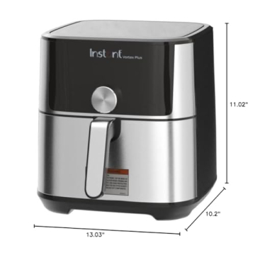 Instant Vortex Plus Air Fryer with 6 Cooking Functions