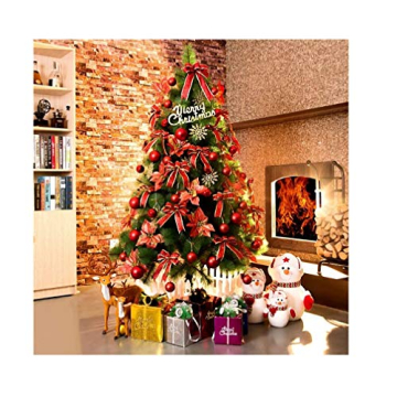 24 Red Christmas Ornaments for Tree and Party Decoration