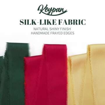 Keypan Christmas Tree Ribbon for Elegant Gift Wrapping