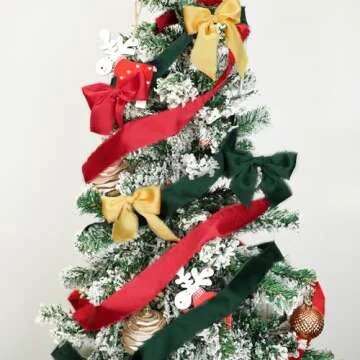Keypan Christmas Tree Ribbon for Elegant Gift Wrapping