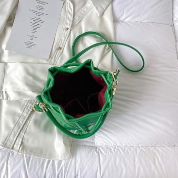 Stylish Bucket Bag for Women - Chic PU Leather Design