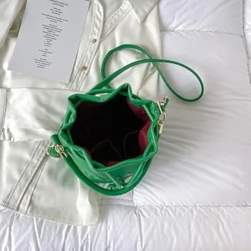 Stylish Bucket Bag for Women - Chic PU Leather Design