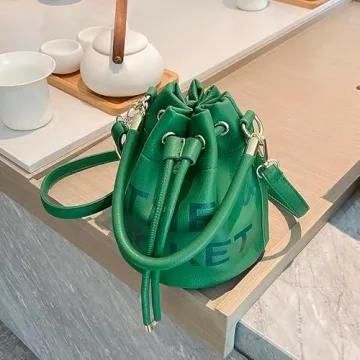 Stylish Bucket Bag for Women - Chic PU Leather Design