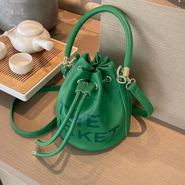 Stylish Bucket Bag for Women - Chic PU Leather Design