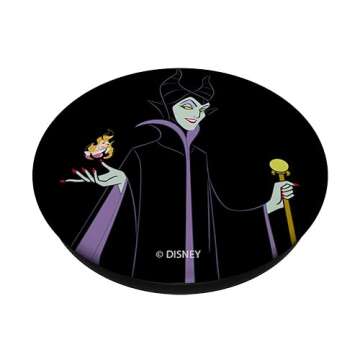 Disney Sleeping Beauty Maleficent With Staff & Aurora Flame PopSockets Standard PopGrip