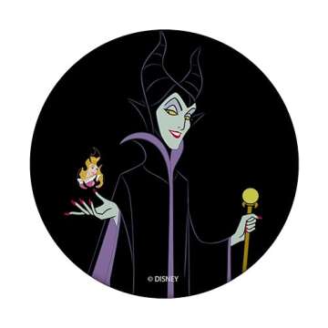 Disney Sleeping Beauty Maleficent With Staff & Aurora Flame PopSockets Standard PopGrip