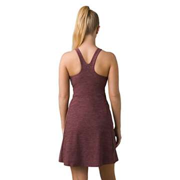 prAna Women's Kimble Dress, Flannel Heather, X-Large