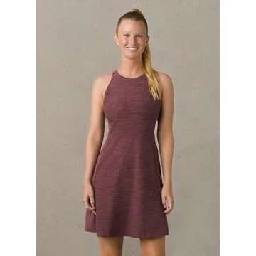 prAna Women's Kimble Dress, Flannel Heather, X-Large