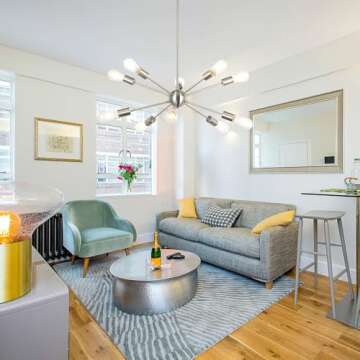 BONLICHT Sputnik Chandelier Lighting 10 Light Chandelier Modern Starburst Chandelier Mid Century Pen...