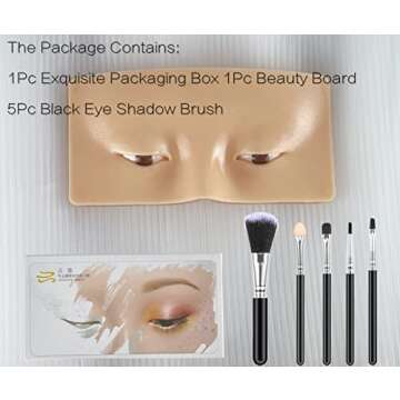 3D Makeup Practice Face for Artists and Students