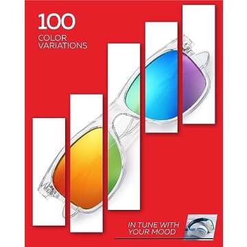 Retro Rewind Polarized UV Protection Sunglasses for Everyone