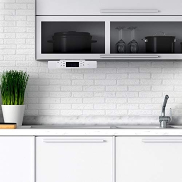 Tyler Bluetooth Kitchen Radio with FM Digital Clock LED