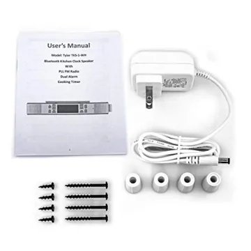 Tyler Bluetooth Kitchen Radio with FM Digital Clock LED