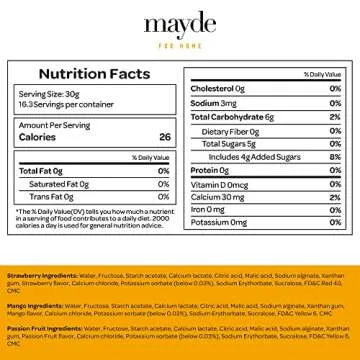 Mayde Bursting Popping Boba Pearls, Strawberry, Mango, Passion Fruit - 3 Flavor Party Kit (490 gms, 3 pack)