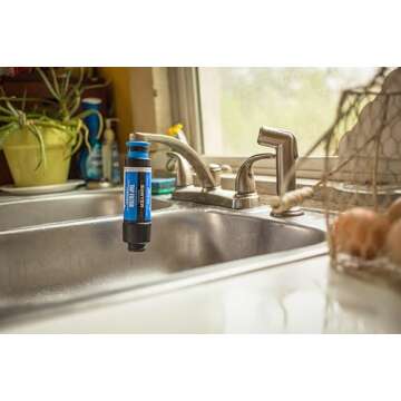Sawyer Products SP134 TAP Water Filtration System, Fits Faucets & Hose Bibs, Blue (one Size)