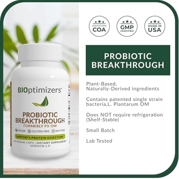 BiOptimizers Probiotic Breakthrough for Gut Health Support