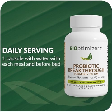 BiOptimizers Probiotic Breakthrough for Gut Health Support