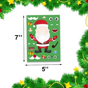 Happy Storm Christmas Stickers - Fun Craft Supplies for Kids
