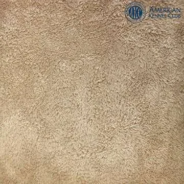 American Kennel Club Orthopedic Circle Stitch Cuddler Pet Bed, Gray 25x21x8"