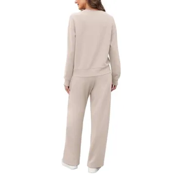 Saloogoe Women's 2 Piece Lounge Outfit Sets